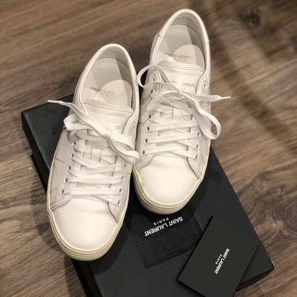 saint laurent platform sneakers